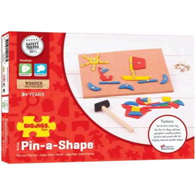 Bigjigs Toys Korková zatĺkačka, 229 ks