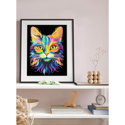 DiamontDotz Neon Mačka na zamate