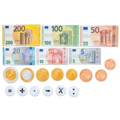 Betzold Magnetické euro peniaze, 115 ks