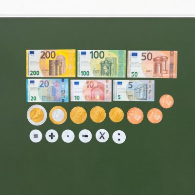 Betzold Magnetické euro peniaze, 115 ks