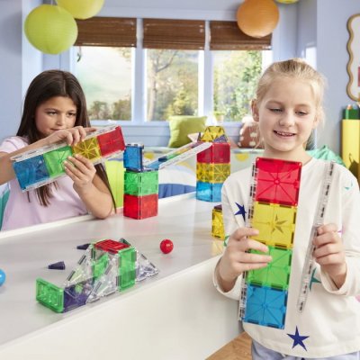 MagnaTiles Guličková dráha Deluxe, 90 ks