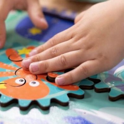 Melissa Puzzle Oceán s ozubenými kolieskami, 18 ks