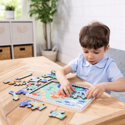 Melissa Puzzle Oceán s ozubenými kolieskami, 18 ks