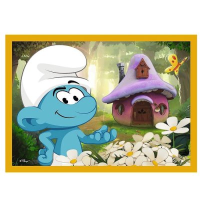 Trefl Puzzle Šmolkovia 4v1