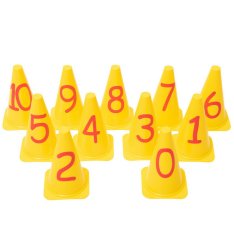 Betzold Kužele s číslami 0-10, 22 cm