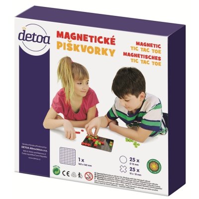 Detoa Magnetické cestovné piškvorky, 50 ks