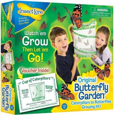 Insect Lore Motýlia záhradka 30 cm živá sada, 5 húseníc