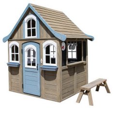 2Kids Toys Záhradný domček Ondrej s lavičkou