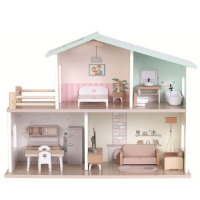 2 Kids Toys Domček pre bábiky Anička s vybavením