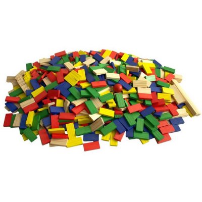 2 Kids Toys Drevená dominová dráha, 400 ks