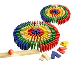 2 Kids Toys Drevená dominová dráha, 800 ks
