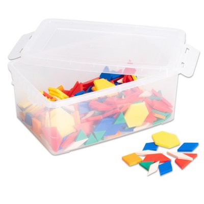 Betzold Školská sada geometrických tvarov, 250 ks plast