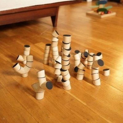 Eduplay Kreatívna drevená hra, 75 ks