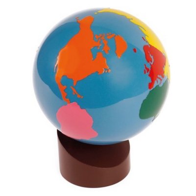 Eduplay Montessori Glóbus Kontinenty, Ø 16,5 cm