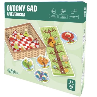 Tooky Toy Kooperatívna hra Ovocný sad a veverička