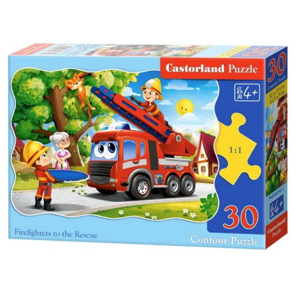 Castorland Puzzle Hasičské auto, 30 dielikov
