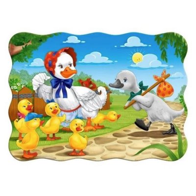 Castorland Puzzle Škaredé káčatko, 30 dielikov