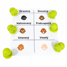 Eduplay Sada pečiatok Emócie, 12 ks
