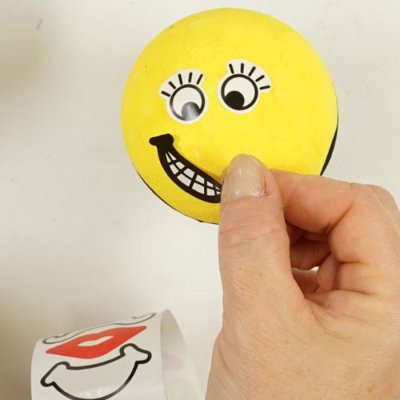 Playbox Samolepky - Ústa - fúzy - nosy, 1000 ks