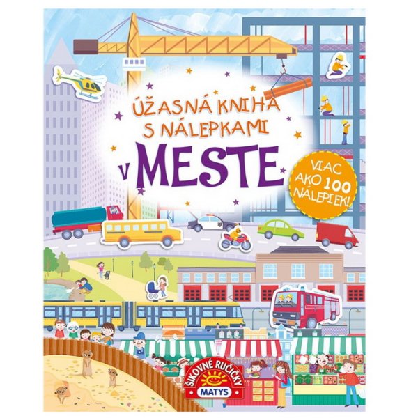 Úžasná kniha s nálepkami: V meste