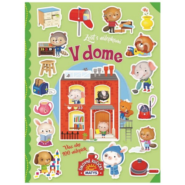 Zošit s nálepkami: V dome