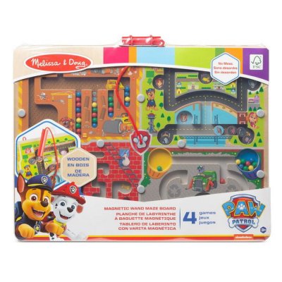 Melissa & Doug Magnetické bludisko Labková patrola, 4v1