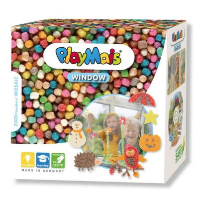 Playmais Mozaikové okno Jeseň a zima, 2300 ks