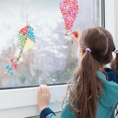 Playmais Mozaikové okno Jeseň a zima, 2300 ks