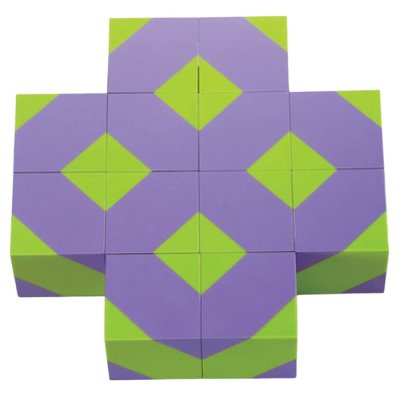 Weplay Geometrické kocky Diamanty, 16 ks