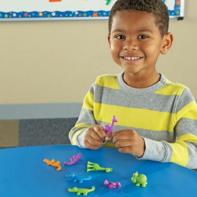 Learning Resources Divoké zvieratká na triedenie, 72 ks