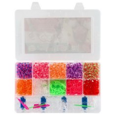 Teddies Urob si svoj náramok z gumičiek, sada 2400 ks