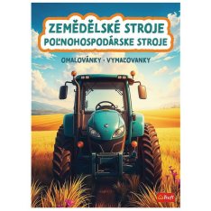 Trefl Vymaľovanky Poľnohospodárske stroje, 24 strán