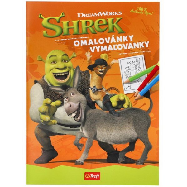 Trefl Vymaľovanky Shrek, 24 strán