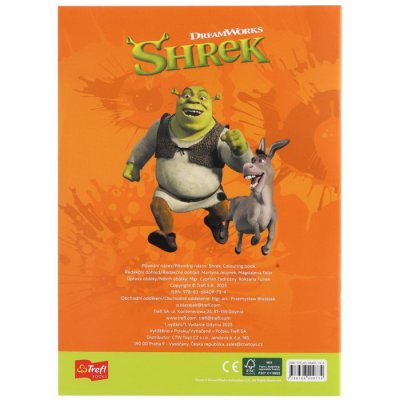 Trefl Vymaľovanky Shrek, 24 strán
