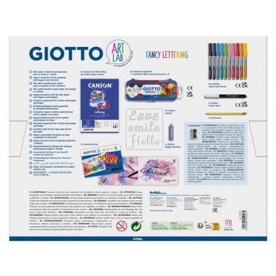 Giotto Kreatívna sada Ozdobné písmo, 45 ks