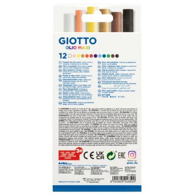 Giotto Olio Maxi olejové pastely, 12 ks