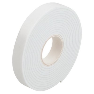 Knorr Obojstranná lepiaca páska biela,  12 mm x 2 m
