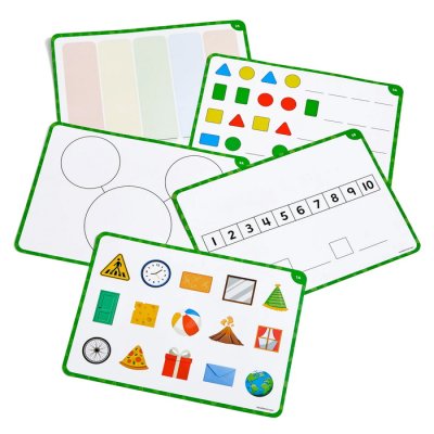 Learning Resources Magnetická tácka aktivít Čísla a tvary