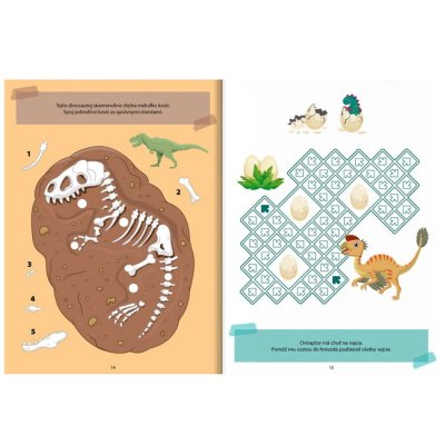 Zábavné hry Dinosaury 7+
